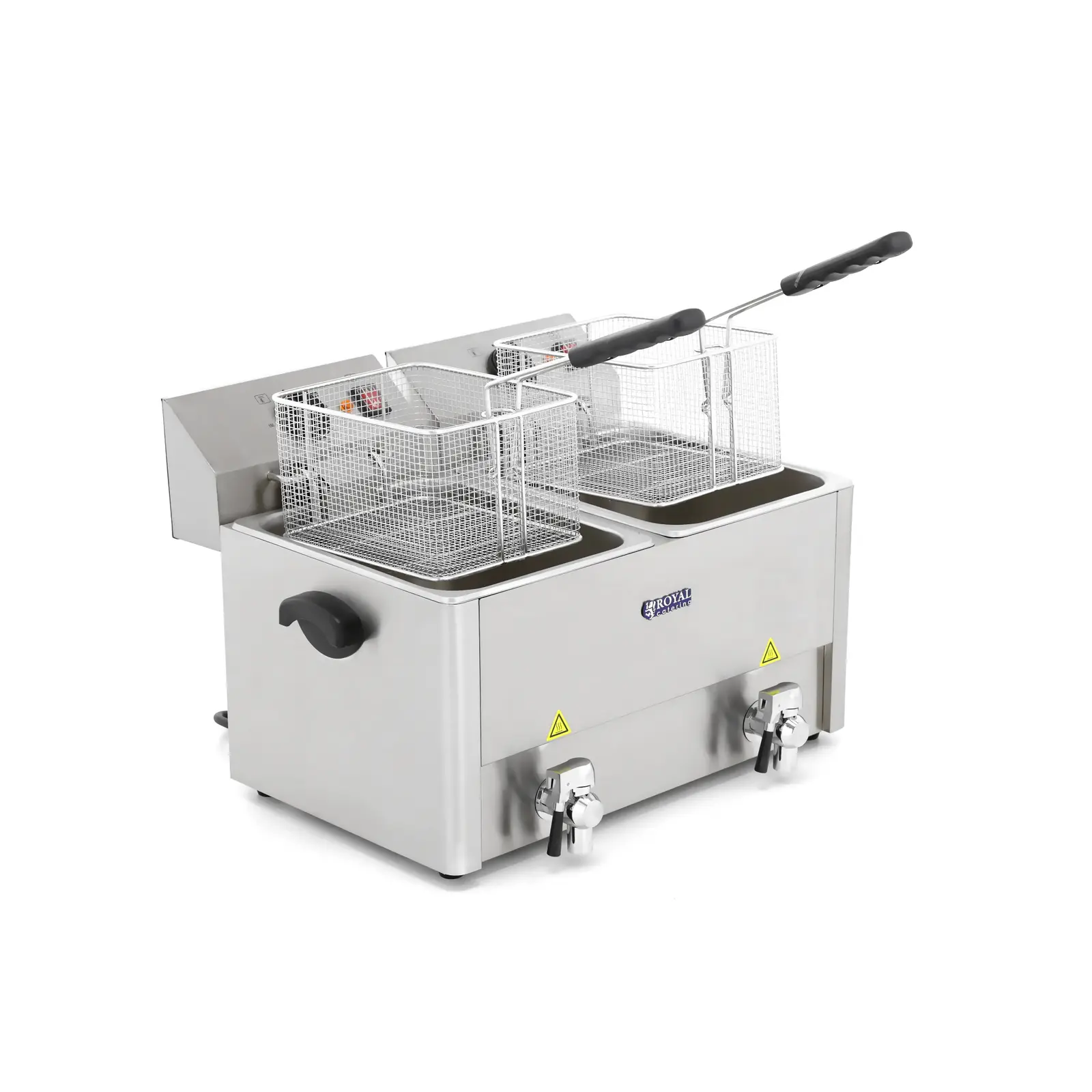 FRITEUSE ÉLECTRIQUE PROFESSIONNELLE 20L (2x10L) – LA PUISSANCE 6 KW