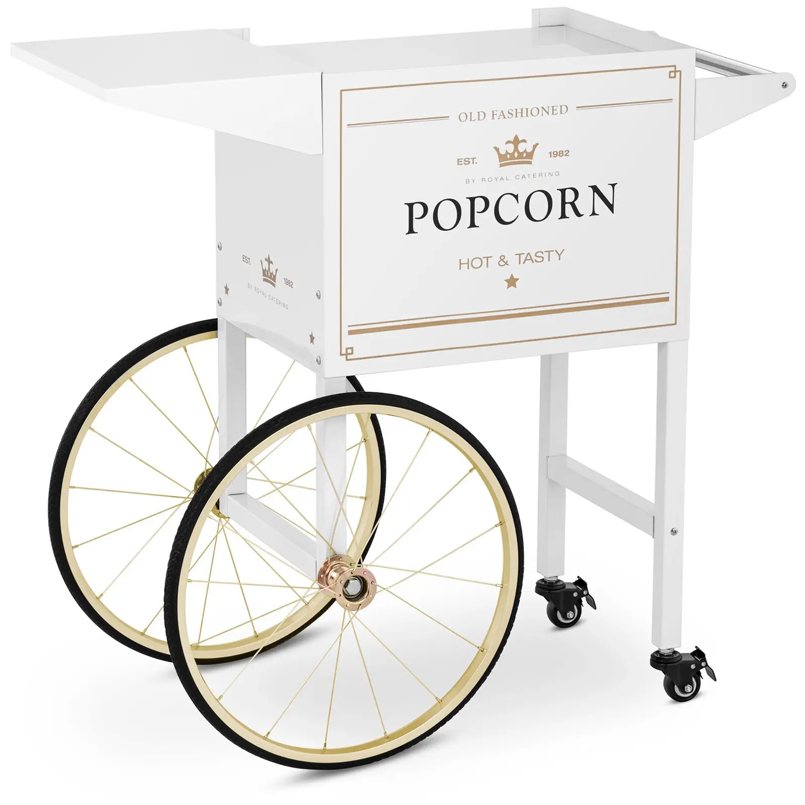 Chariot à popcorn - Coloris blanc et or | dev2.expondo.fr