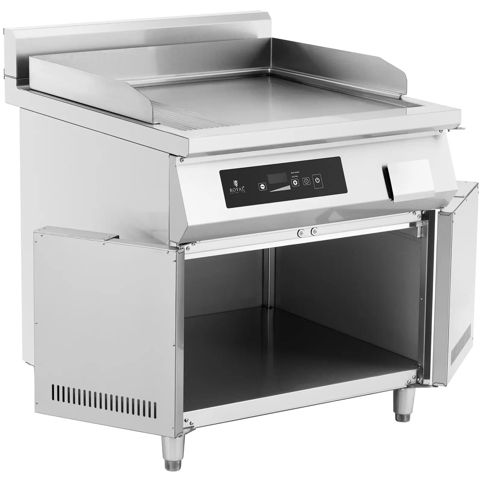 Induction Grill - 720 x 610 mm - smooth - 10000 W - Royal Catering ...