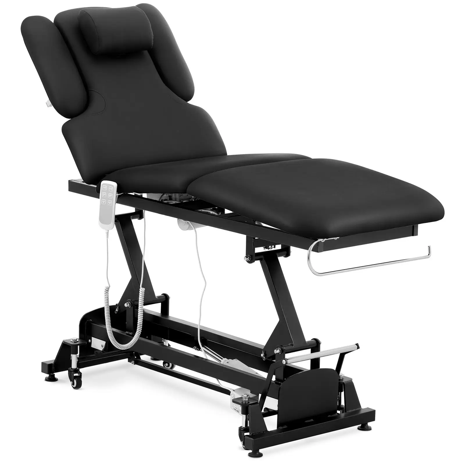 Massageliege elektrisch - 3 Motoren - 250 kg - Schwarz | dev9.expondo.ch